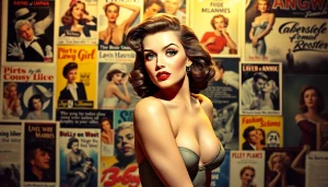 Showcasing the allure of vintage pin-ups from https://www.esquirevargas.com through vibrant artistic expression.