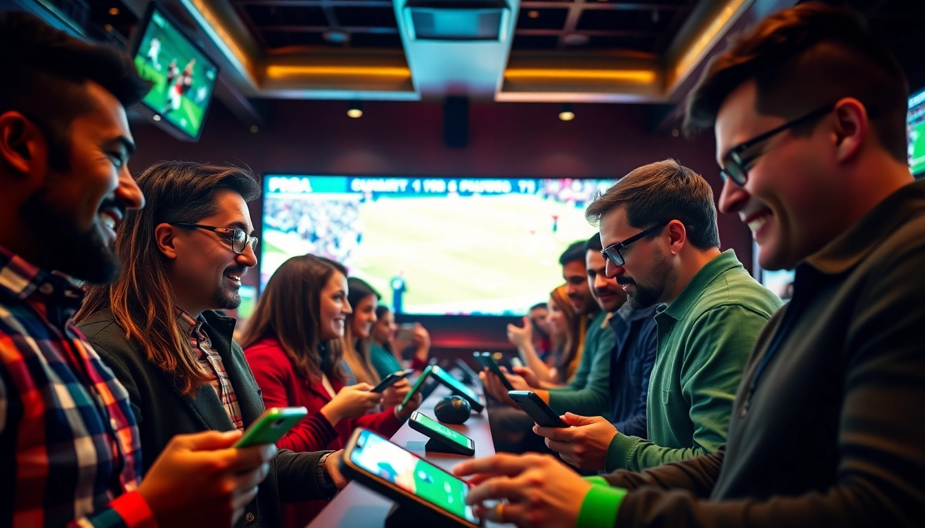 Explore the excitement of betting with the best sportsbooks in Brazil in a vibrant sports setting.