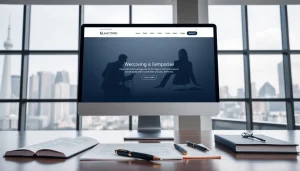 Showcase of https://www.lawfirmswebsitedesign.com with modern law firm website design features.