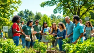 Explore community sustainability efforts at https://www.unsustainablemagazine.com with diverse individuals engaged.