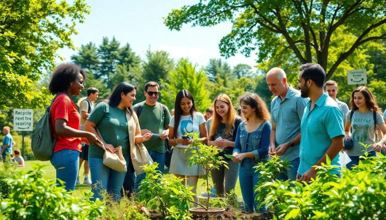 Explore community sustainability efforts at https://www.unsustainablemagazine.com with diverse individuals engaged.