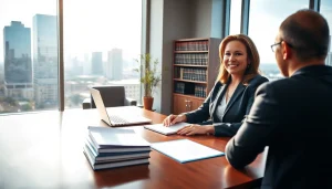 Engaging Atlanta real estate attorney discussing legal strategies at https://www.atlantarealestateattorney.com.