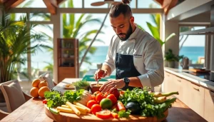 Prepare exquisite dishes with a private chef Sint Maarten in a tropical villa setting