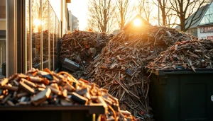 Schrotthandel Düsseldorf, ein erfahrener Schrotthändler beim Abholen von Schrott in Düsseldorf.