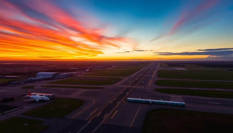 Discover the bustling atmosphere at Glasgow Airport with planes preparing for takeoff.