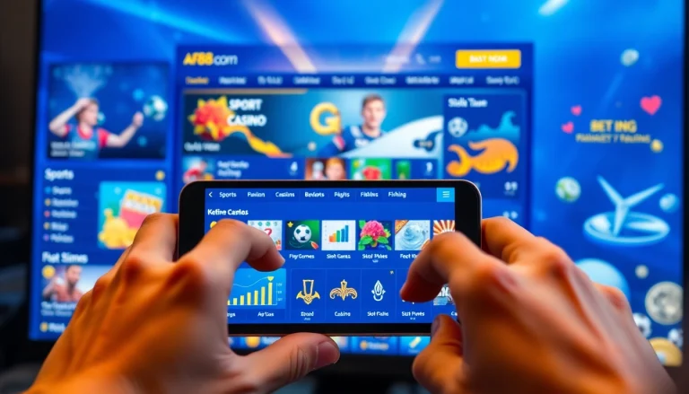 Interactive online betting interface on af88.com showcasing games and user-friendly design.