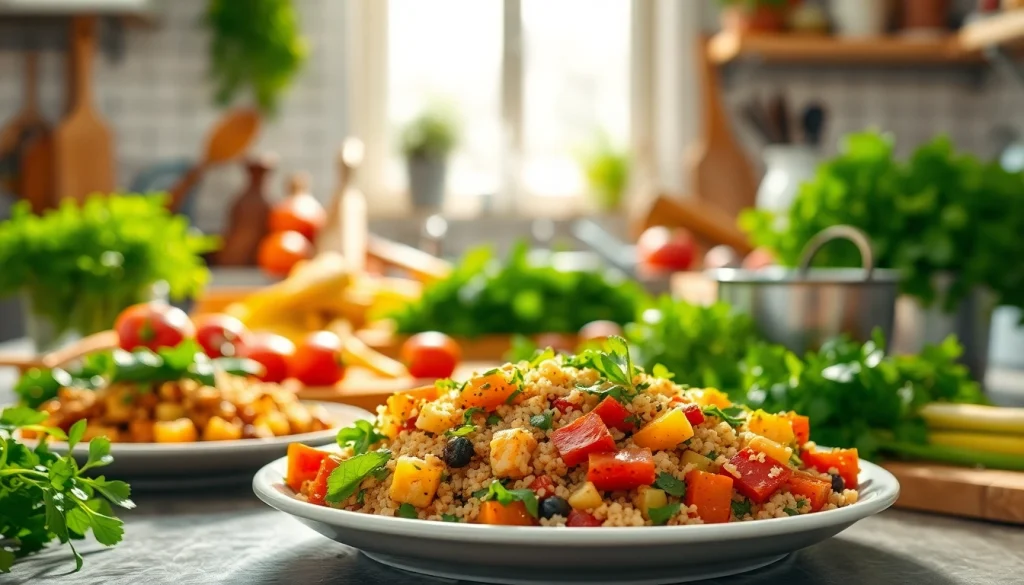 Engaging healthy dish featuring vibrant vegetables on recipesalexarciab.com showcasing nutritious cooking.