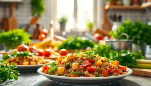 Engaging healthy dish featuring vibrant vegetables on recipesalexarciab.com showcasing nutritious cooking.