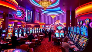 สำรวจคาสิโนที่เต็มไปด้วยความตื่นเต้นและการเล่นพนันในสภาพแวดล้อมที่หรูหรา