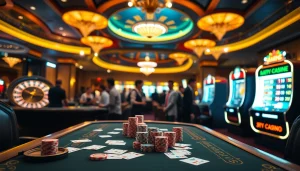 Players strategizing at a luxurious casino table, enhancing excitement with MV 88 audio clarity.