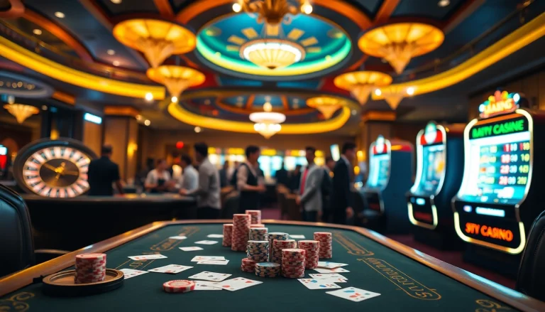 Players strategizing at a luxurious casino table, enhancing excitement with MV 88 audio clarity.