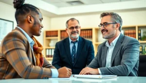 Consultation session showcasing attorneys at https://www.timgrabeattorney.com helping clients feel supported.