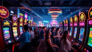 Merayakan kemenangan bersama teman saat bermain bos88 dalam suasana permainan yang berwarna.