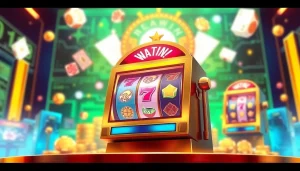 Main screen of lipat4d showcasing vibrant slot machine with exciting gameplay elements