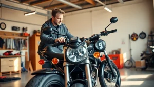 Wir kaufen dein motorrad in einer professionellen Garage für Motorradbewertungen.