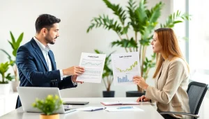 신용카드 현금화 전문가가 금융 상담을 하는 모습