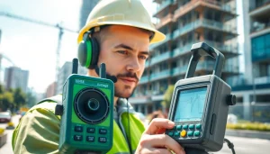 Assessing noise impact assessment with sound measurement tools in an urban environment.