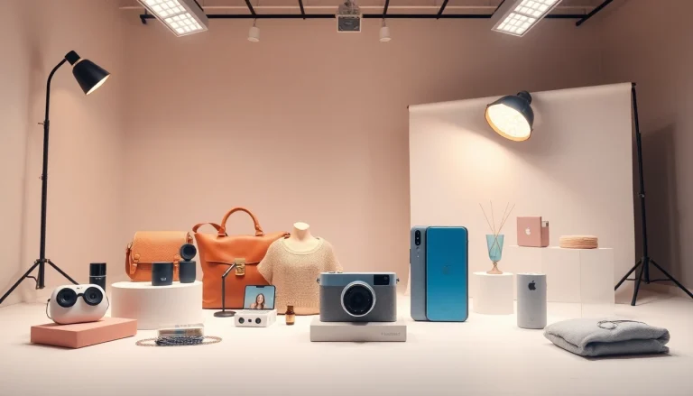 Professional ecommerce photographer showcasing high-quality product images