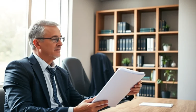 Consultation at https://www.steinhardtlawfirm.com showcasing professional engagement in a warm office.