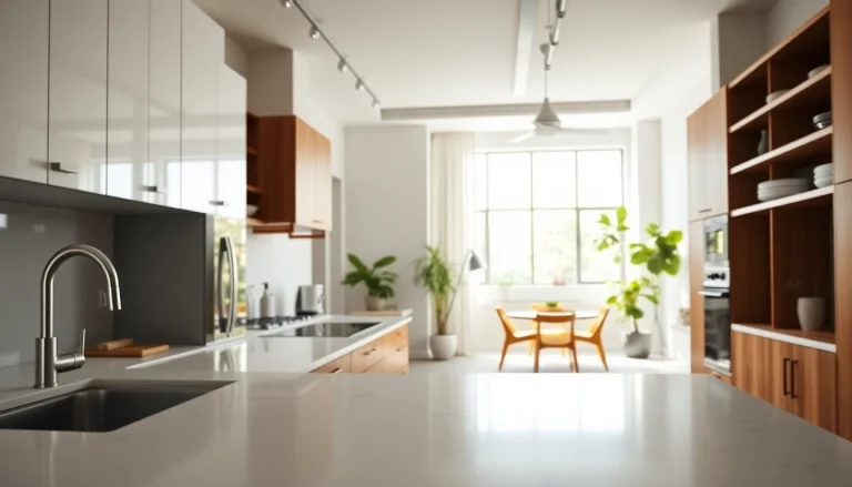 Home renovation featuring a beautifully remodeled kitchen with modern finishes and bright natural light.