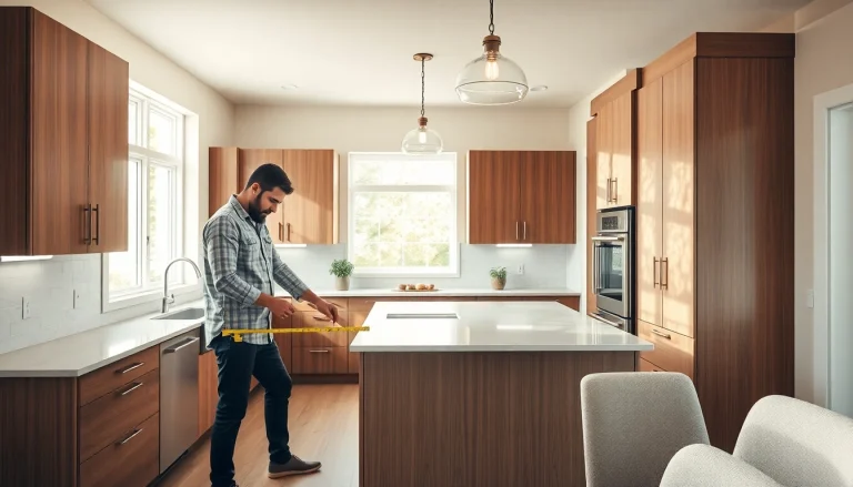 Home renovation showcasing a beautifully remodeled kitchen with modern designs and elegant features.