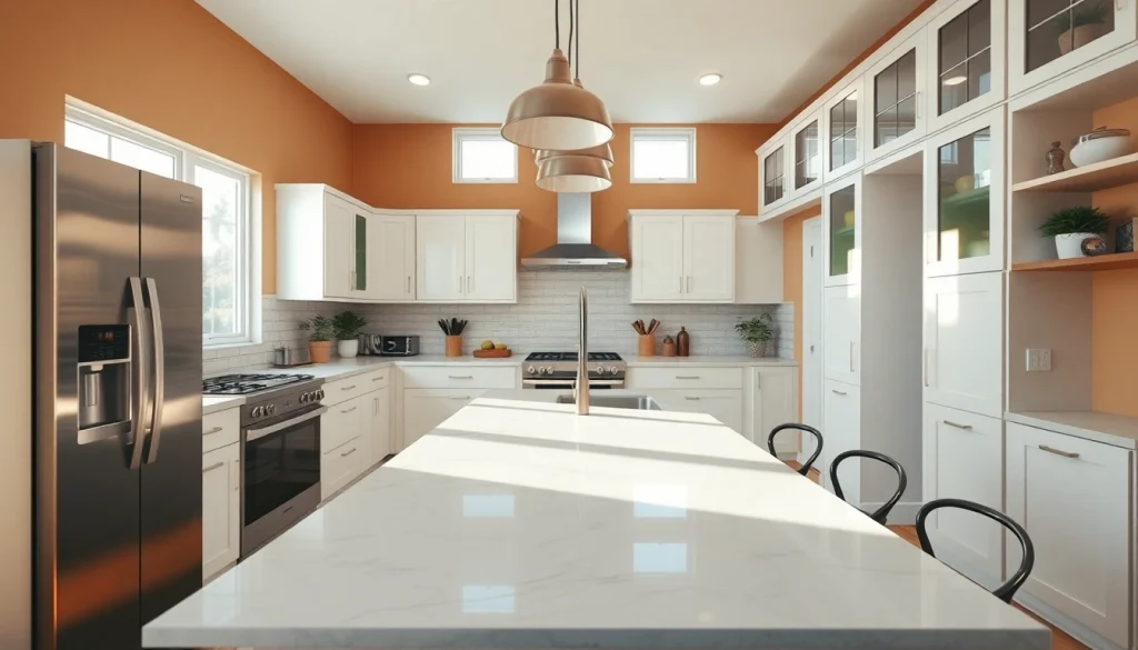 Transform your space with effective home renovation solutions showcased in a modern kitchen.