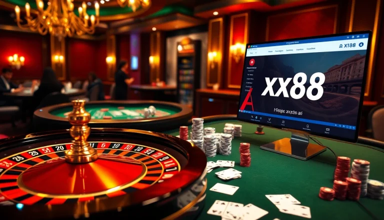Experience thrilling gameplay at https://xx88.ai/ with immersive casino tables and vibrant poker action.