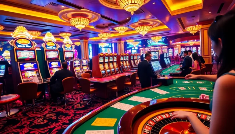 Experience the thrill of Toto Togel in a vibrant casino scene filled with exciting games and interactions.