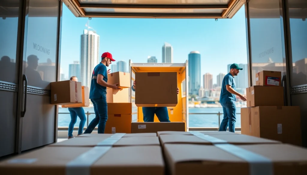 Expert Interstate Removalists Wollongong team efficiently packing for a move.