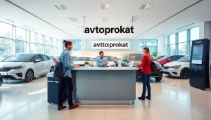 Car rental service in Chișinău showcasing avtoprokat vehicles with a welcoming atmosphere.