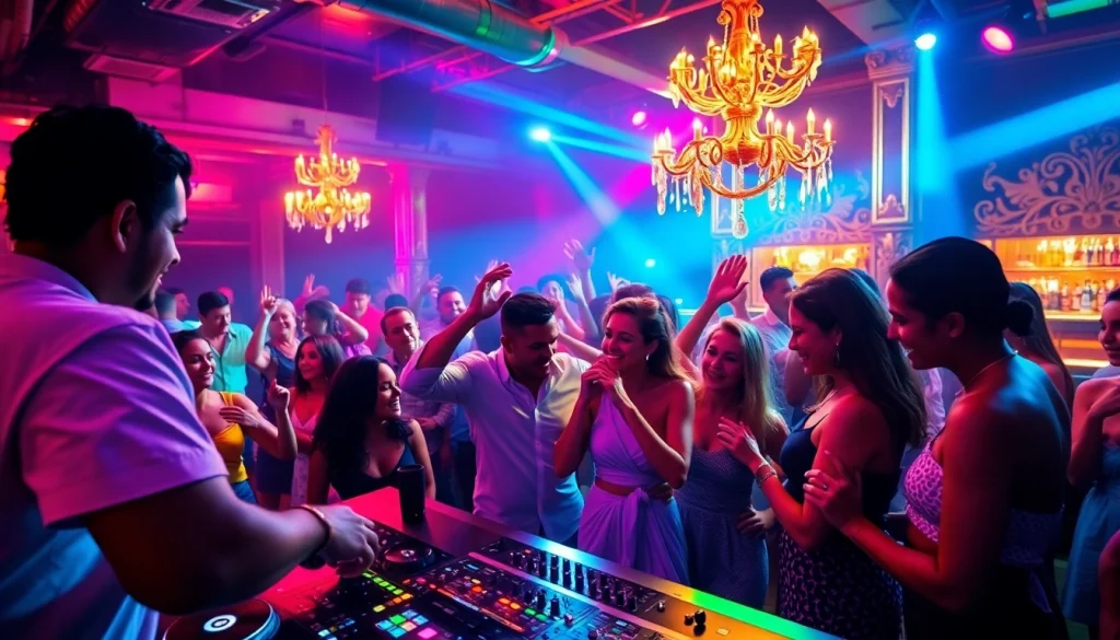 Experience the vibrant energy of dance clubs in San Juan with lively crowds and DJ performances.