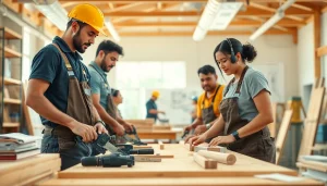 Engaged students at trade schools oahu learning essential hands-on skills.