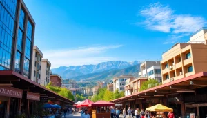 Experience the vibrant cityscape of Almaty, Kazakhstan, at https://albmaftoh.com showcasing its lively culture.