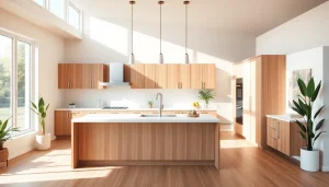 Transforming spaces with a beautiful home renovation kitchen featuring modern design elements.