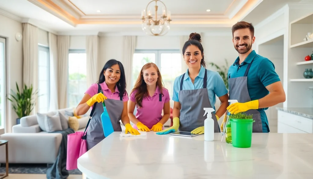 Enhance your home with Villa Deep Cleaning Services Dubai, showcasing a professional cleaning team in action.