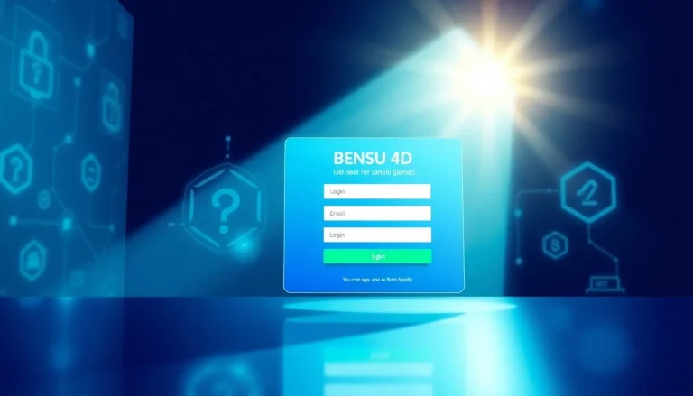 Login portal BENSU4D dengan desain modern dan ramah pengguna.