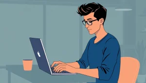 Cómo ganar dinero en línea trabajando desde casa en un ambiente acogedor.