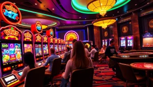 Experience exciting online슬롯 games at vibrant casino machines and enthusiastic players.