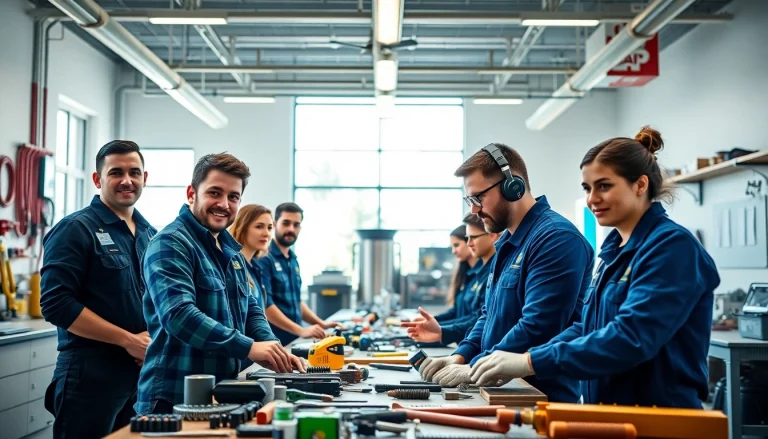 Explore trade schools in southern California featuring students engaged in practical training.