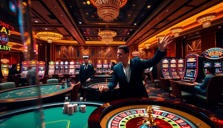 Experience the thrill of winning at https://bl555.direct/ with vibrant casino tables and engaged players.
