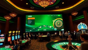 Engaging casino action with Nhà cái MM88 featuring live games and vibrant slot machines.