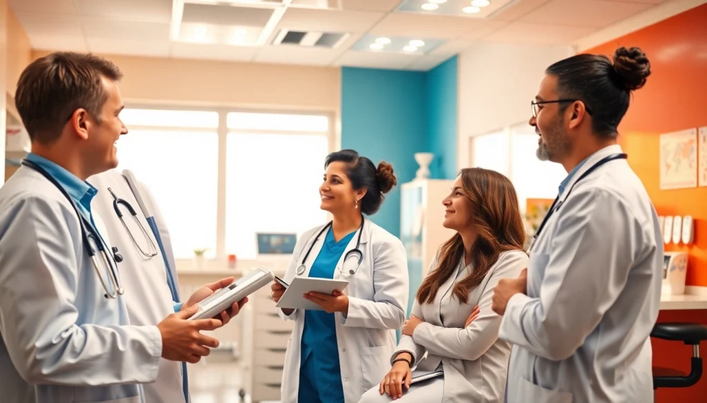 Engaging healthcare consultations at https://www.medexdtc.com, featuring compassionate doctors and modern clinic settings.