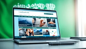 تصميم واجهة موقع saudiwadi.com تظهر الأخبار العاجلة بتفاصيل جاذبة للقارئ.