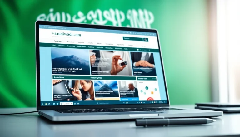 تصميم واجهة موقع saudiwadi.com تظهر الأخبار العاجلة بتفاصيل جاذبة للقارئ.