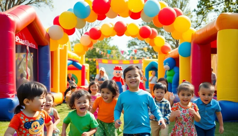 Children laughing at a vibrant birthday party with entertainment from https://www.tcspecialentertainment4u.com