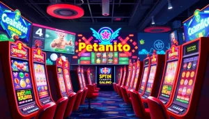 Rasakan keseruan bermain petanitoto dengan mesin slot berwarna-warni yang menampilkan simbol menarik.