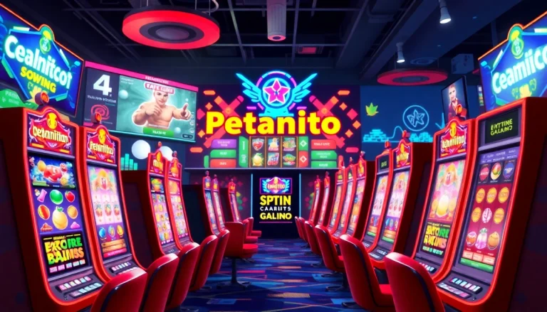 Rasakan keseruan bermain petanitoto dengan mesin slot berwarna-warni yang menampilkan simbol menarik.