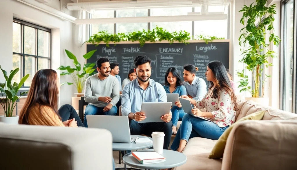 Showcasing a Kolkata entreprenure collaborating in a vibrant workspace.