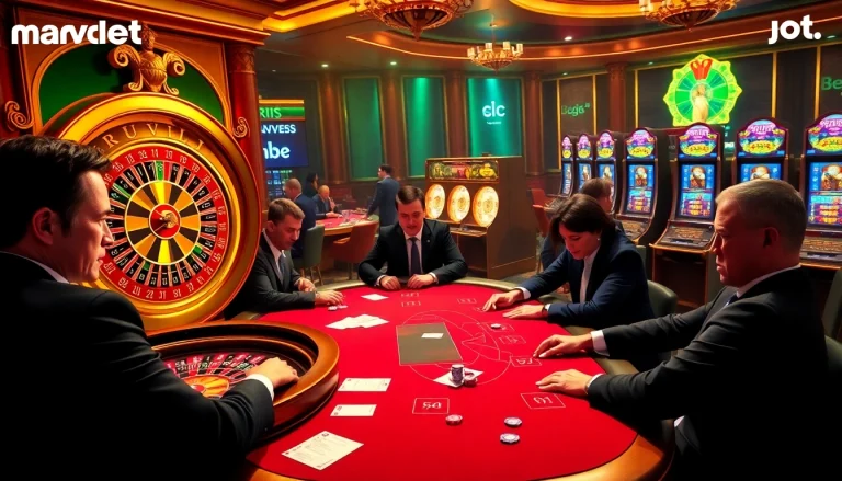 Marvelbet offers an immersive gaming experience with poker, roulette, and slot machines.
