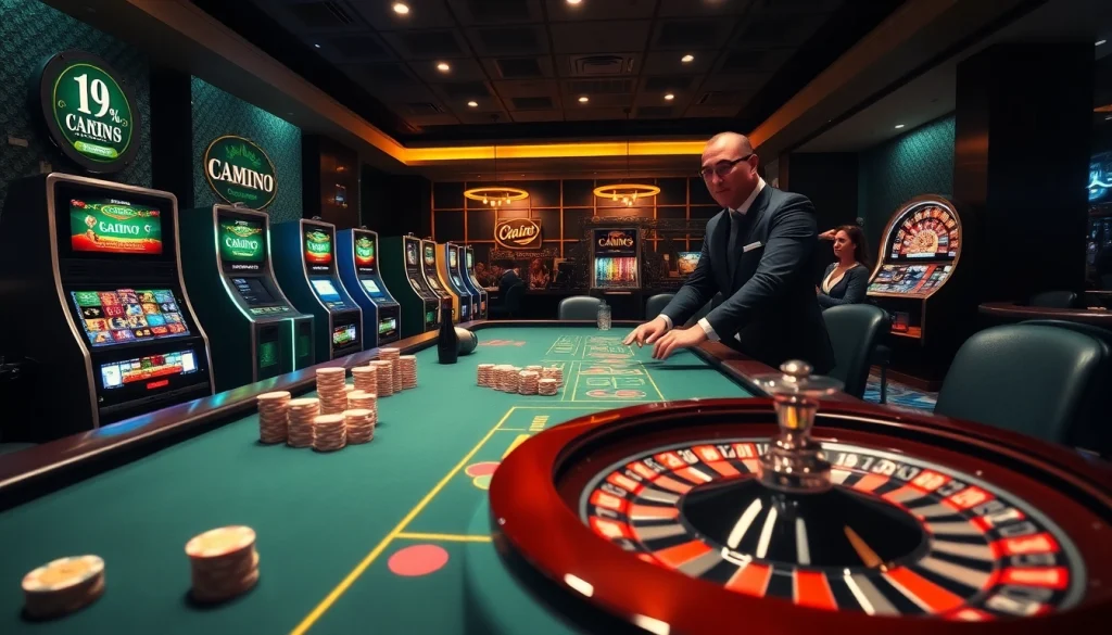 Experience the thrilling excitement of 79king with vibrant casino gaming elements, poker chips, and slot machines.